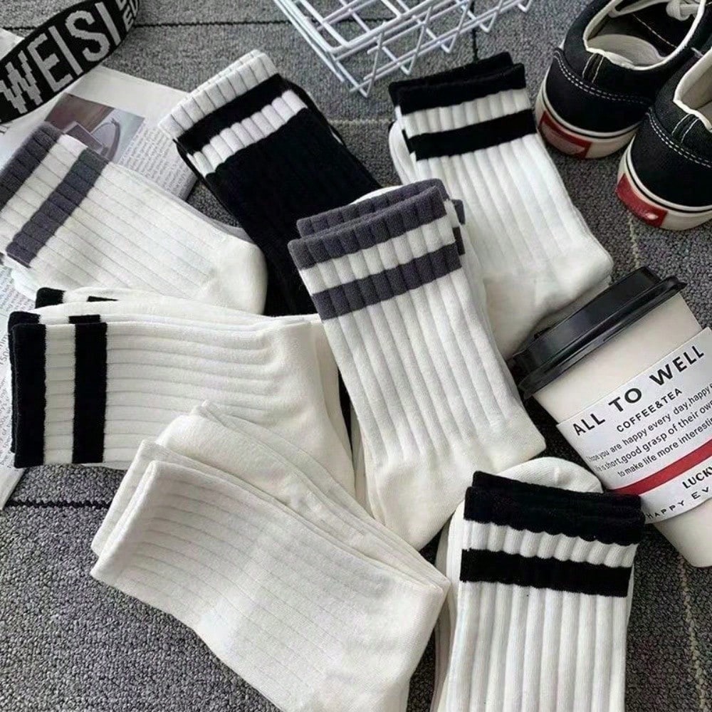 5-Pack Men's Striped Crew Sock – обзор и цена Cotton Crew Sock Pack