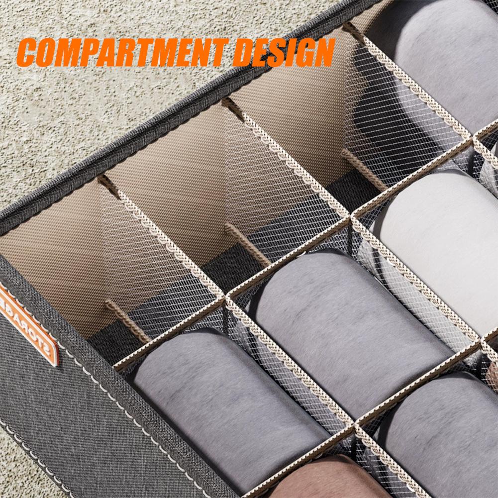 20 Grids Sock Drawer Organizer – обзор и цена Sock Organizer Tray