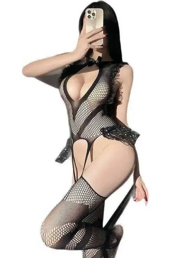 Sexy Lace Trim Fishing Net Bod – обзор и цена Fishnet Stocking Women