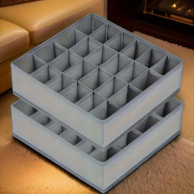 2Pcs 24-Compartment Fabric Soc – обзор и цена Sock Organizer Tray