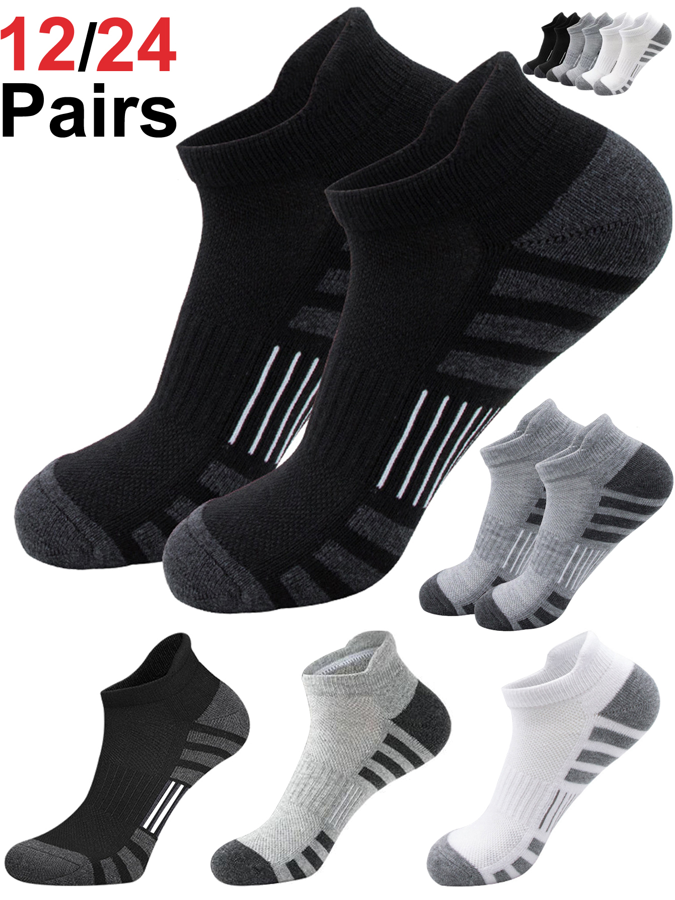 Cushioned Breathable Ankle Ath – обзор и цена Athletic Sock Cushion