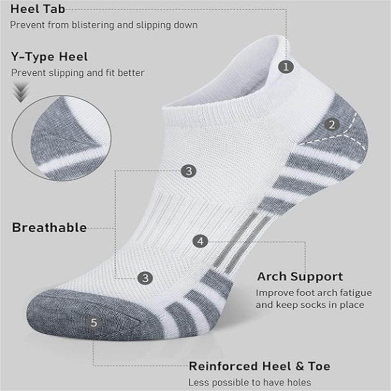 Cushioned Breathable Ankle Ath – обзор и цена Athletic Sock Cushion