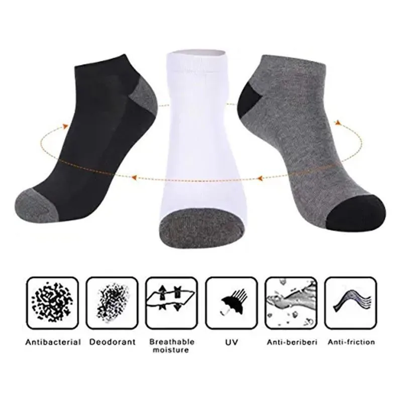 2026 Men's Color Block Boat So – обзор и цена Ankle Sock Low Cut