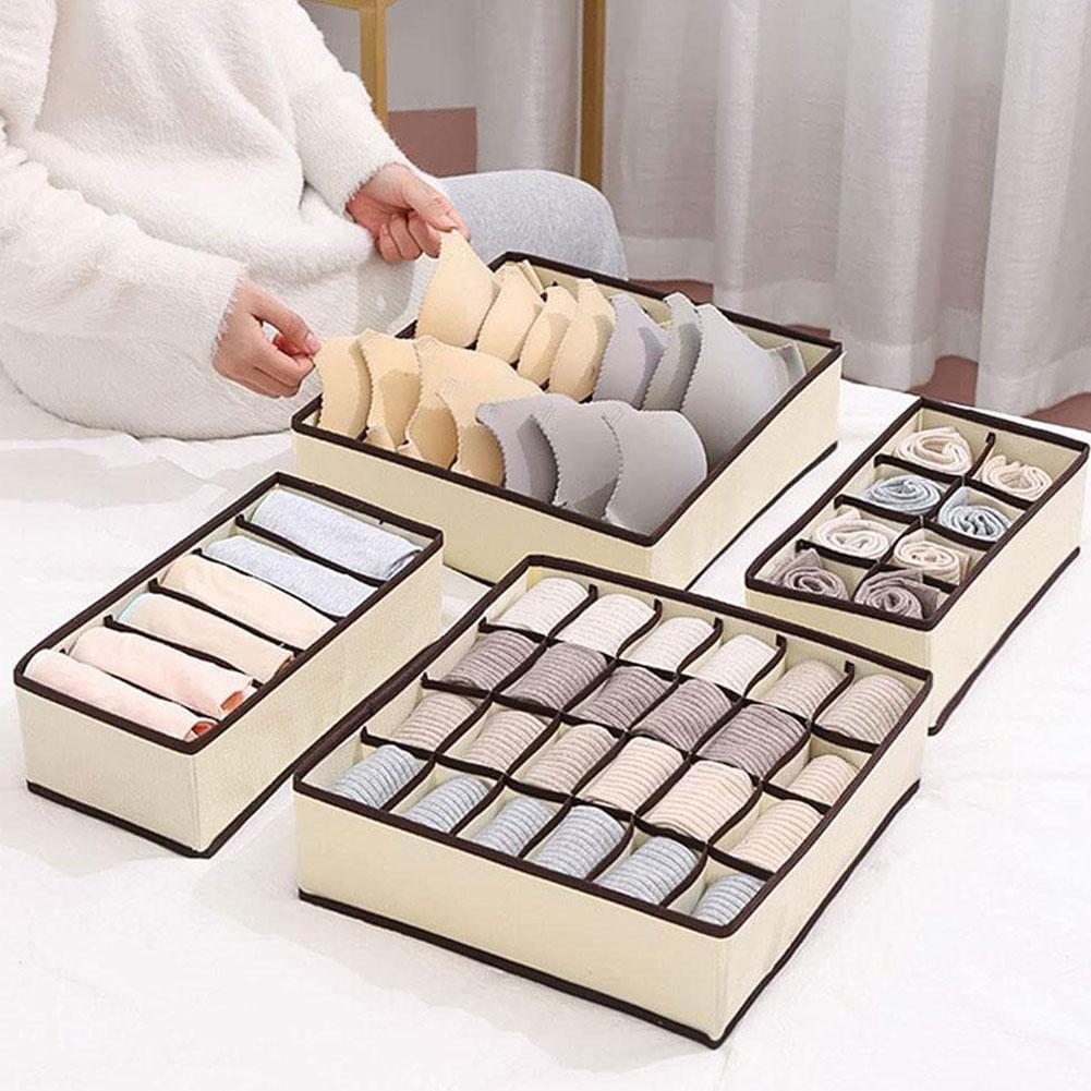Foldable Closet Drawer Organiz – обзор и цена Sock Organizer Tray