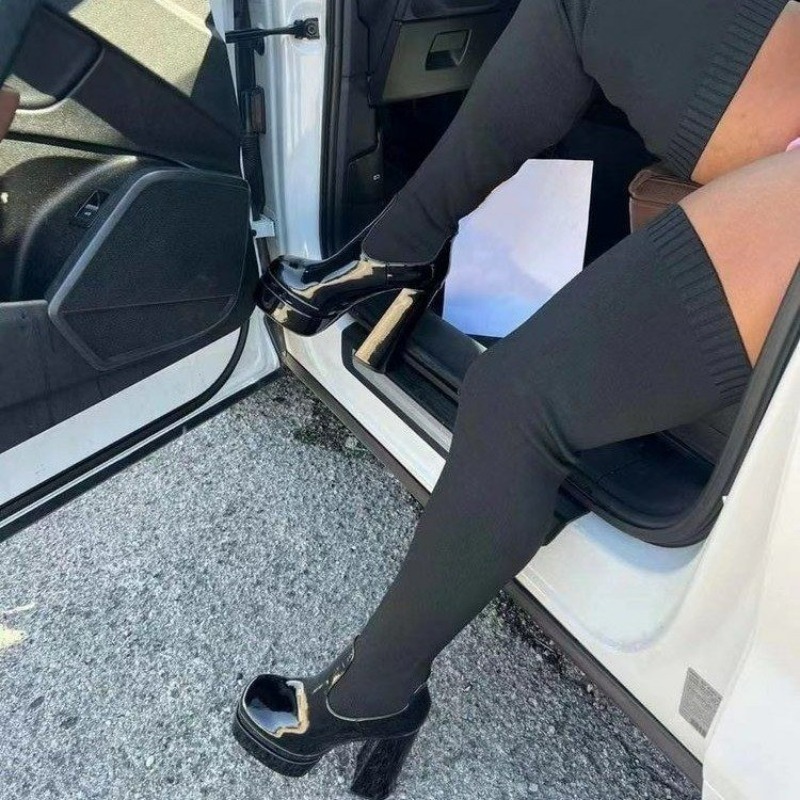 Women Boots Platform Over The  – обзор и цена Knee High Sock Women