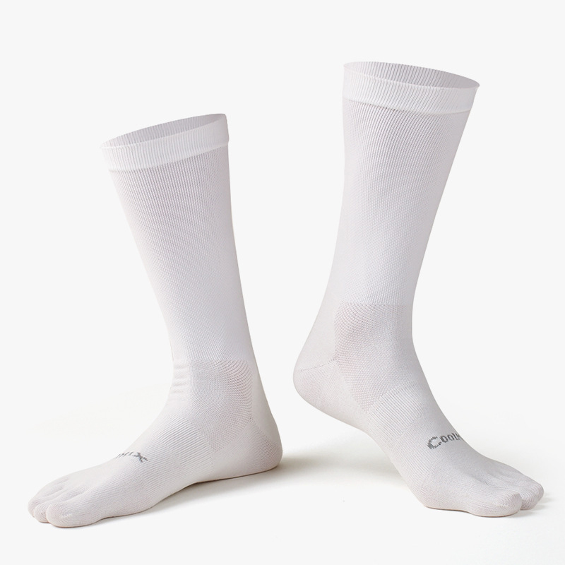 1/5 Pairs Men's High Crew Five – обзор и цена Toe Sock Split