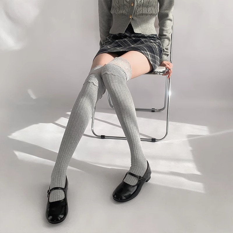 Soft Cotton Thigh High Socks,  – обзор и цена Boot Sock Slouchy