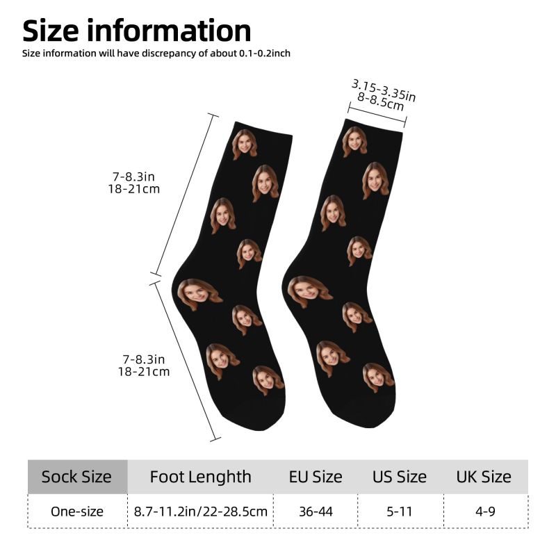 Personalized Custom Face Photo – обзор и цена Dress Sock Men