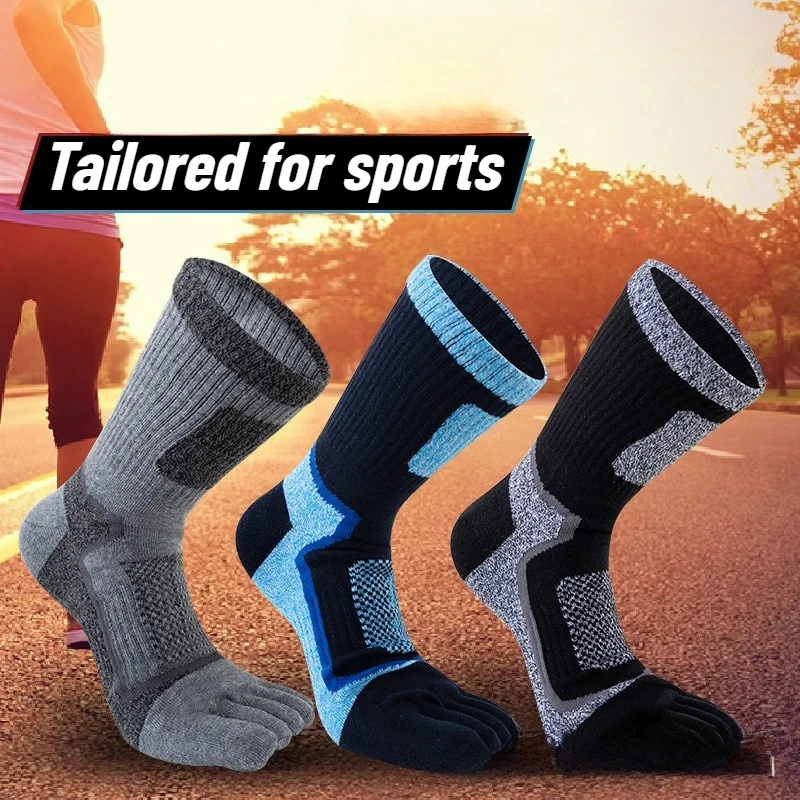 3 Pairs Men Sports Five Finger – обзор и цена Toe Sock Split