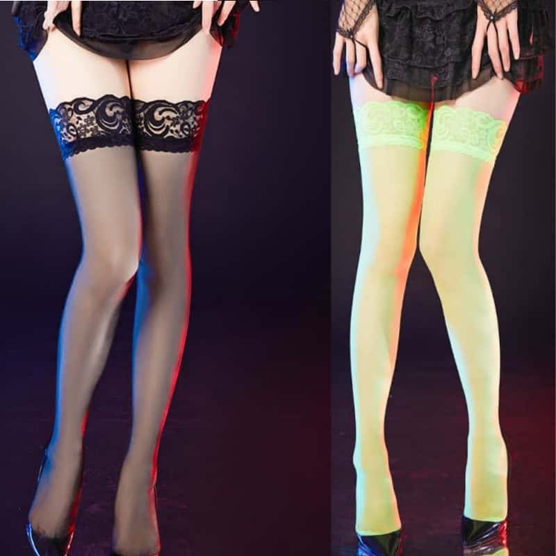 Thigh High Stripe Lace Stockin – обзор и цена Thigh High Sock Stay Up