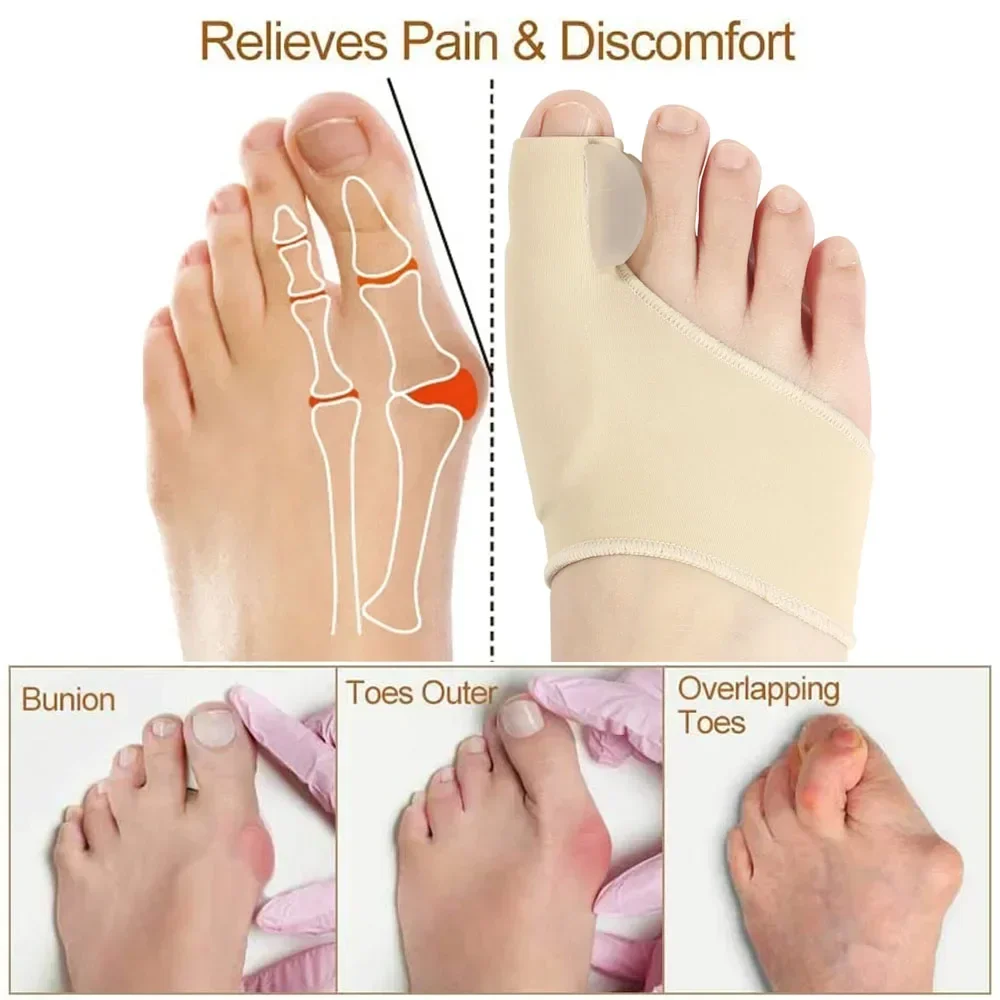 1/2Pair Toe Separator Hallux V – обзор и цена Ankle Brace Sock
