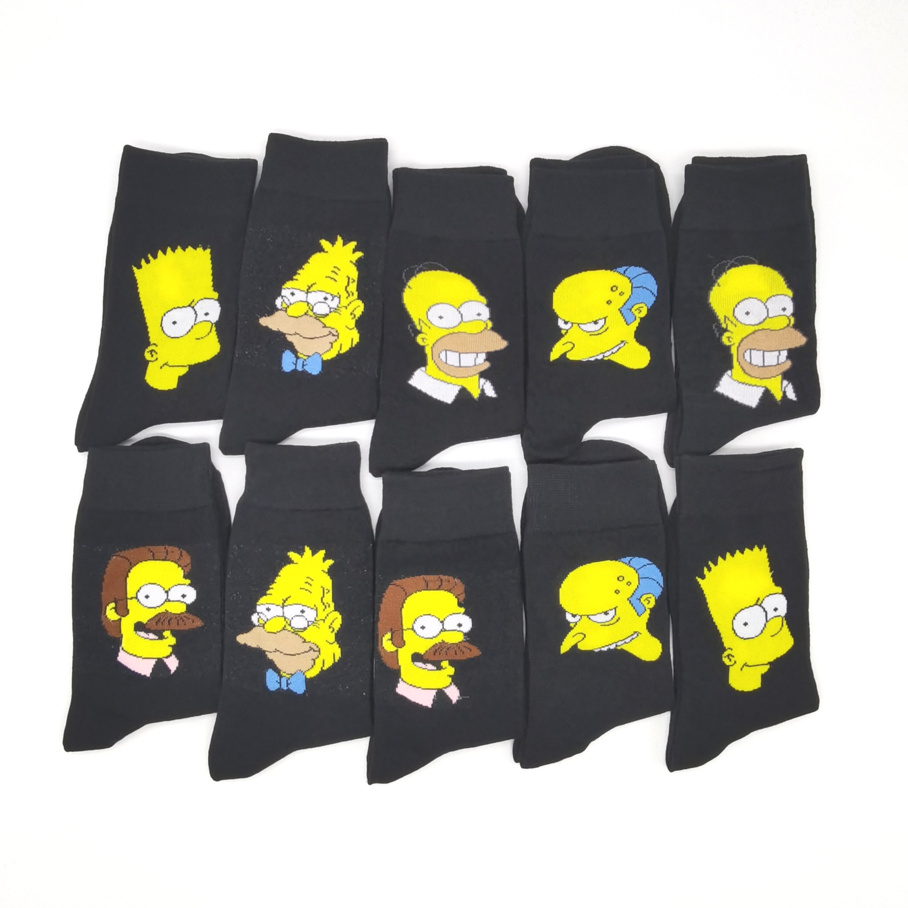 10 Pairs/Pack Funny Men Woman  – обзор и цена Cotton Crew Sock Pack