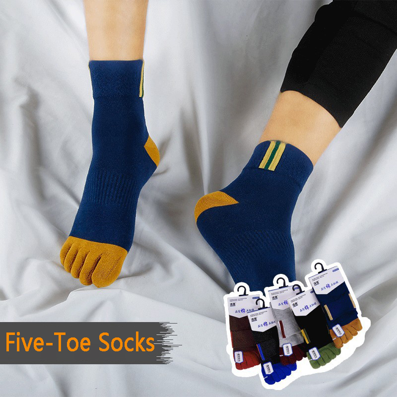 5 Pair Men's Casual Five-Toe C – обзор и цена Toe Sock Split