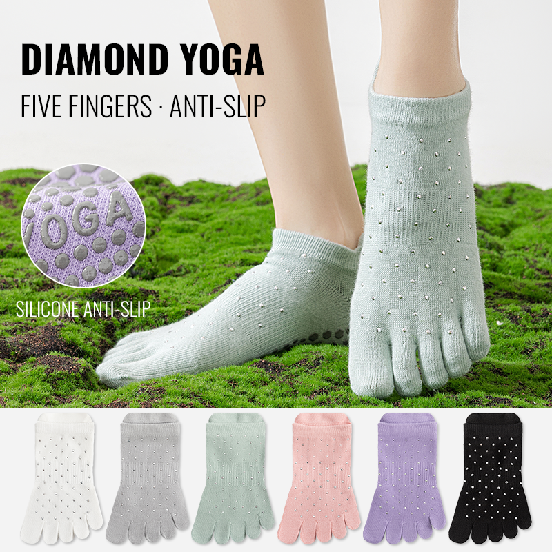 MiiOW Non-Slip Grip Pilates So – обзор и цена Toe Sock Split