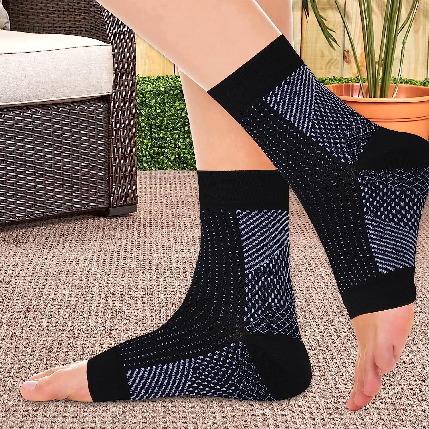 1Pair Ankle Brace Compression  – обзор и цена Ankle Brace Sock