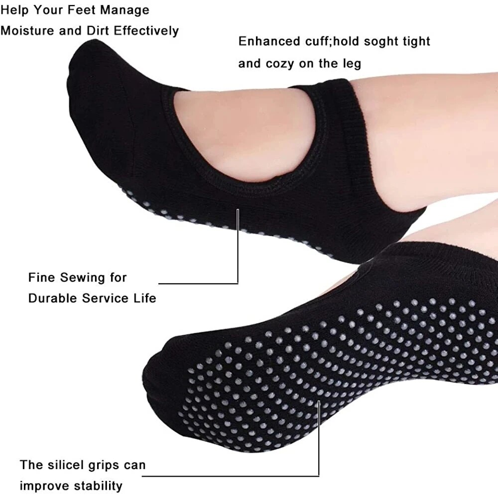 High Quality Women Yoga Socks  – обзор и цена Grip Sock Yoga