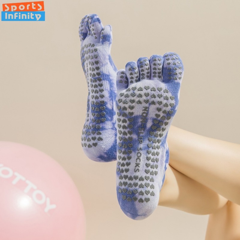 New Non Slip Tie Dye Five Fing – обзор и цена Toe Sock Split