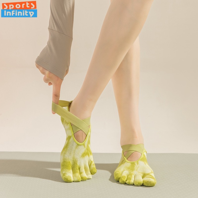 New Non Slip Tie Dye Five Fing – обзор и цена Toe Sock Split