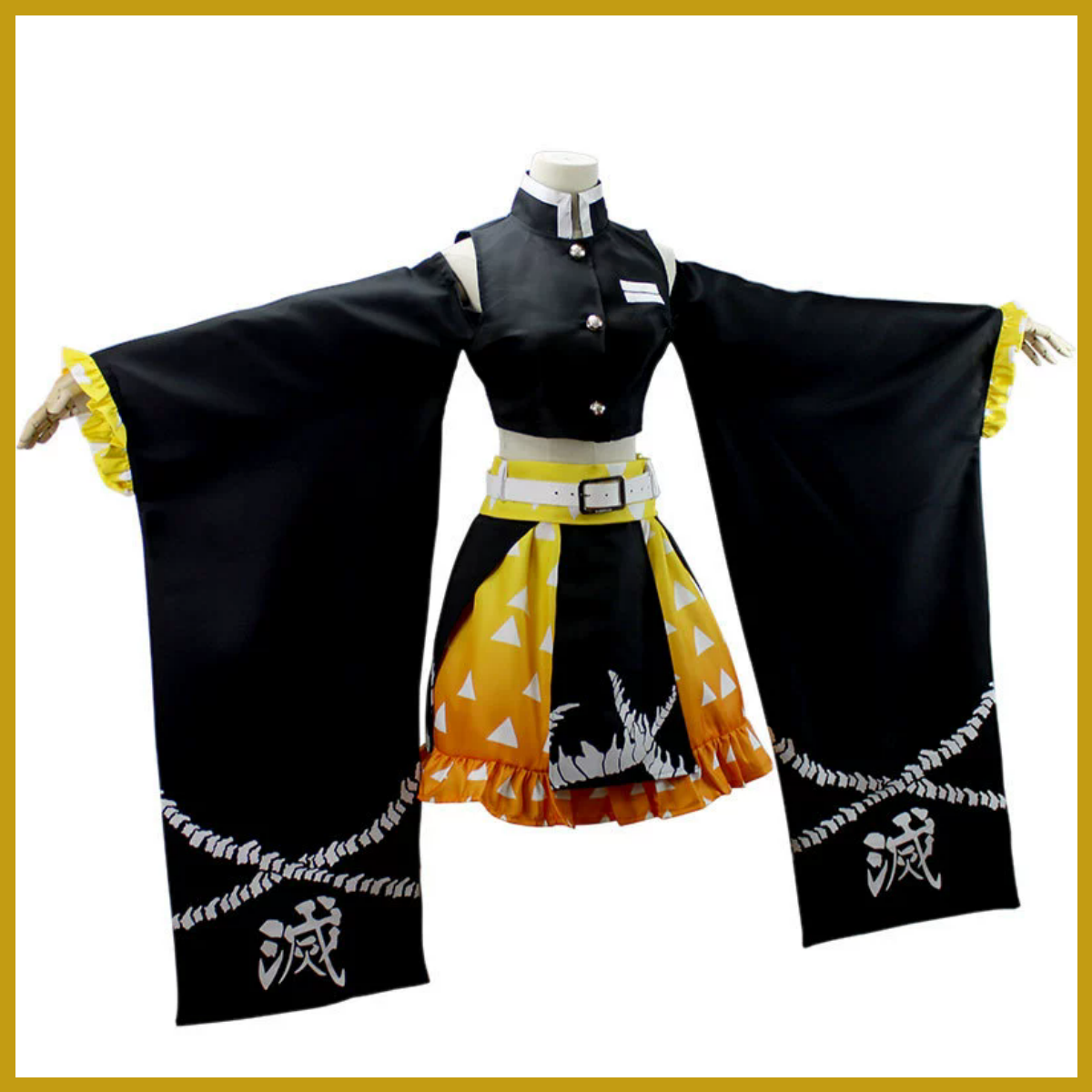 Anime Agatsuma Zenitsu Cosplay – обзор и цена Dress Sock Men