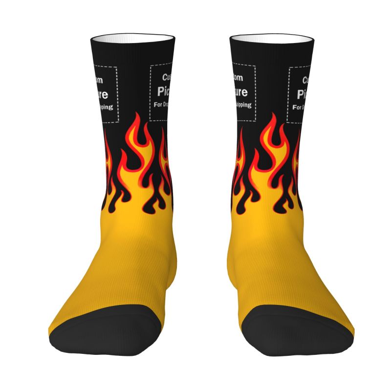 Personalized Custom Photo Logo – обзор и цена Dress Sock Men