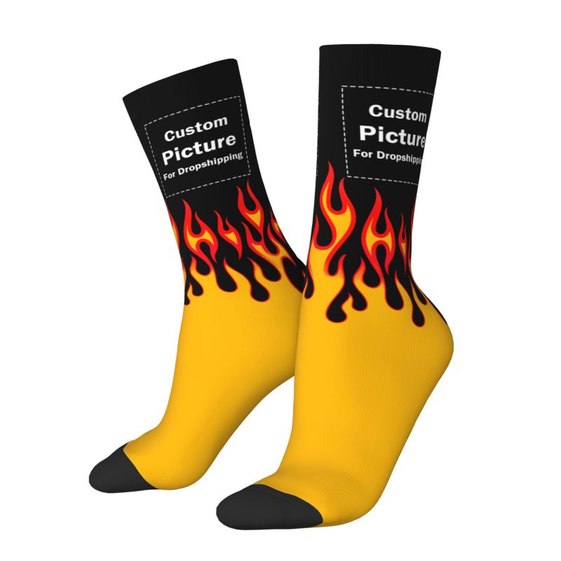 Personalized Custom Photo Logo – обзор и цена Dress Sock Men