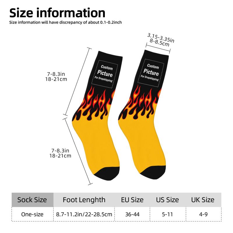 Personalized Custom Photo Logo – обзор и цена Dress Sock Men