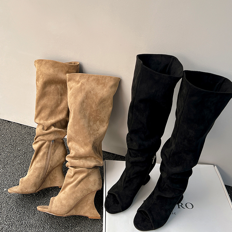 AIYKAZYSDL Strange Wedge Heel  – обзор и цена Boot Sock Slouchy