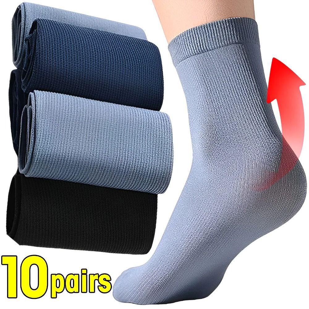10pairs Casual Breathable Men  – обзор и цена Silk Sock Bamboo