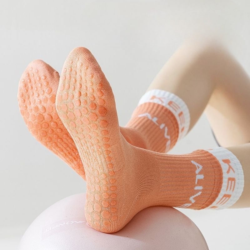 Women's Non-Slip Yoga Socks wi – обзор и цена Grip Sock Yoga