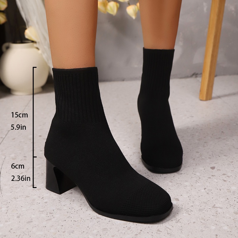 Women's Ankle Boots Knitted He – обзор и цена No Show Sock Women