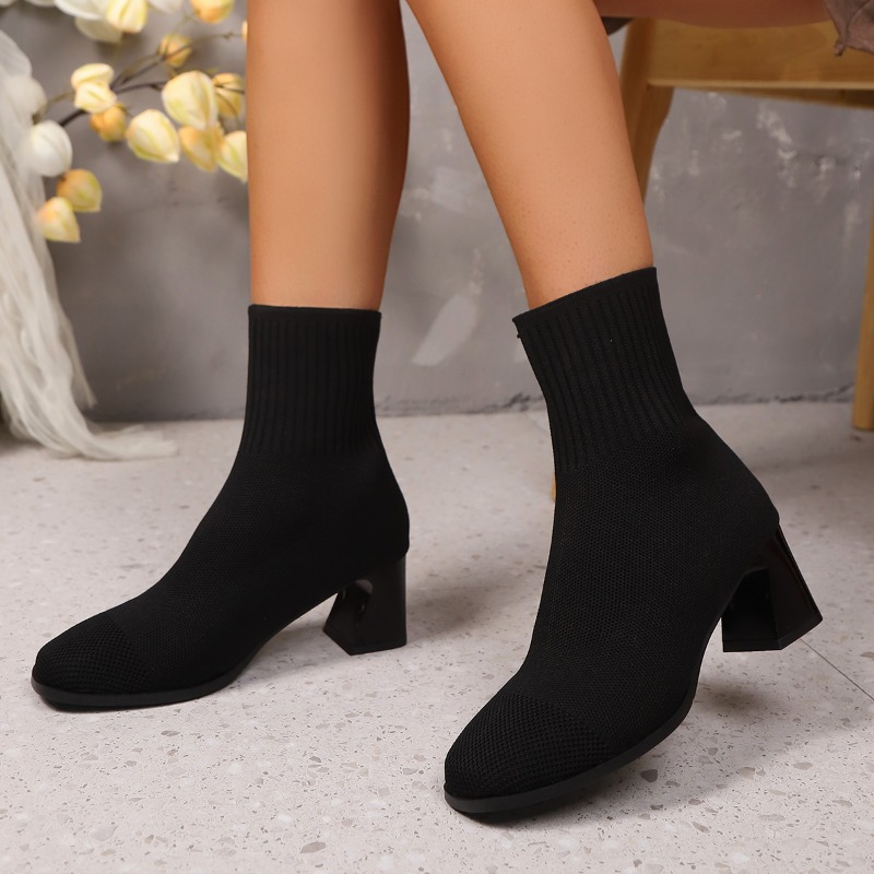 Women's Ankle Boots Knitted He – обзор и цена No Show Sock Women