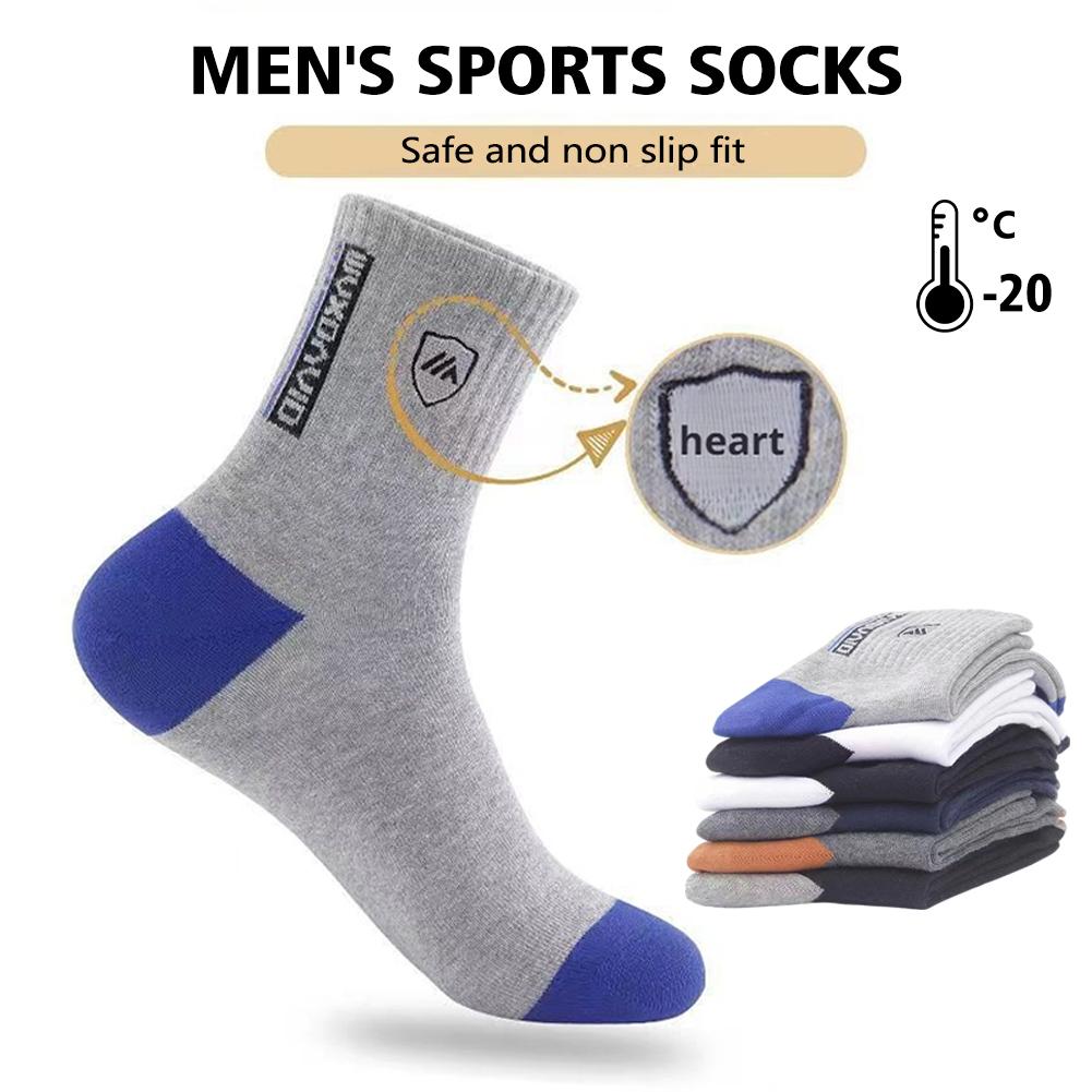 5 Pairs Men's Anti Odor & Anti – обзор и цена Cotton Crew Sock Pack