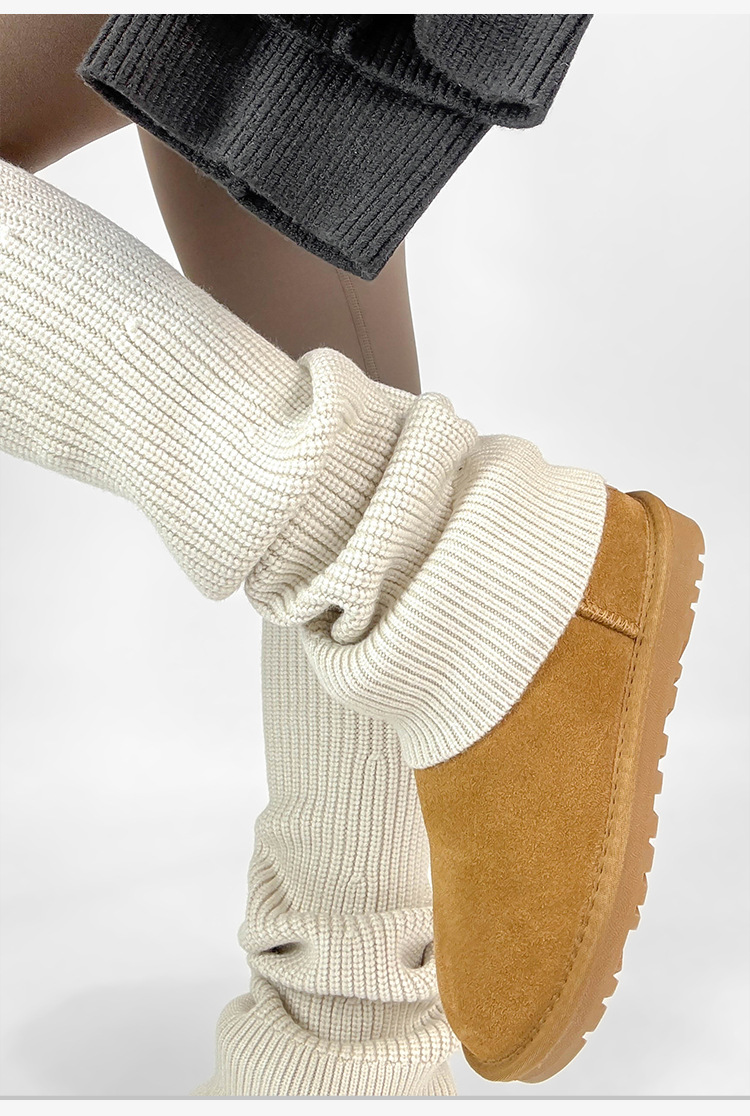 New Women's Leg Warmers Knitte – обзор и цена Boot Sock Slouchy