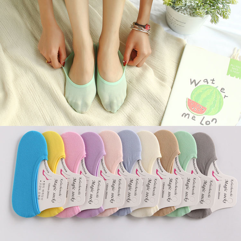 Summer Thin Colorful Girl Invi – обзор и цена Invisibility Sock Loafer