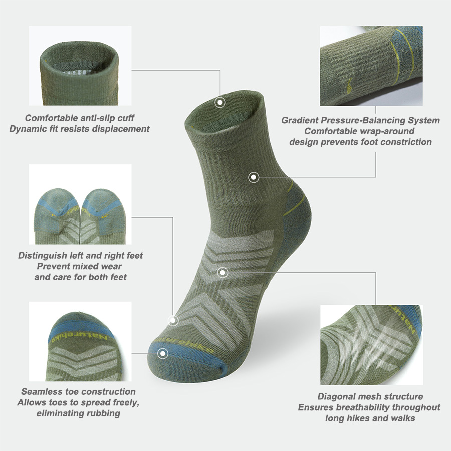 Naturehike Sport Socks Man Soc – обзор и цена Wool Hiking Sock