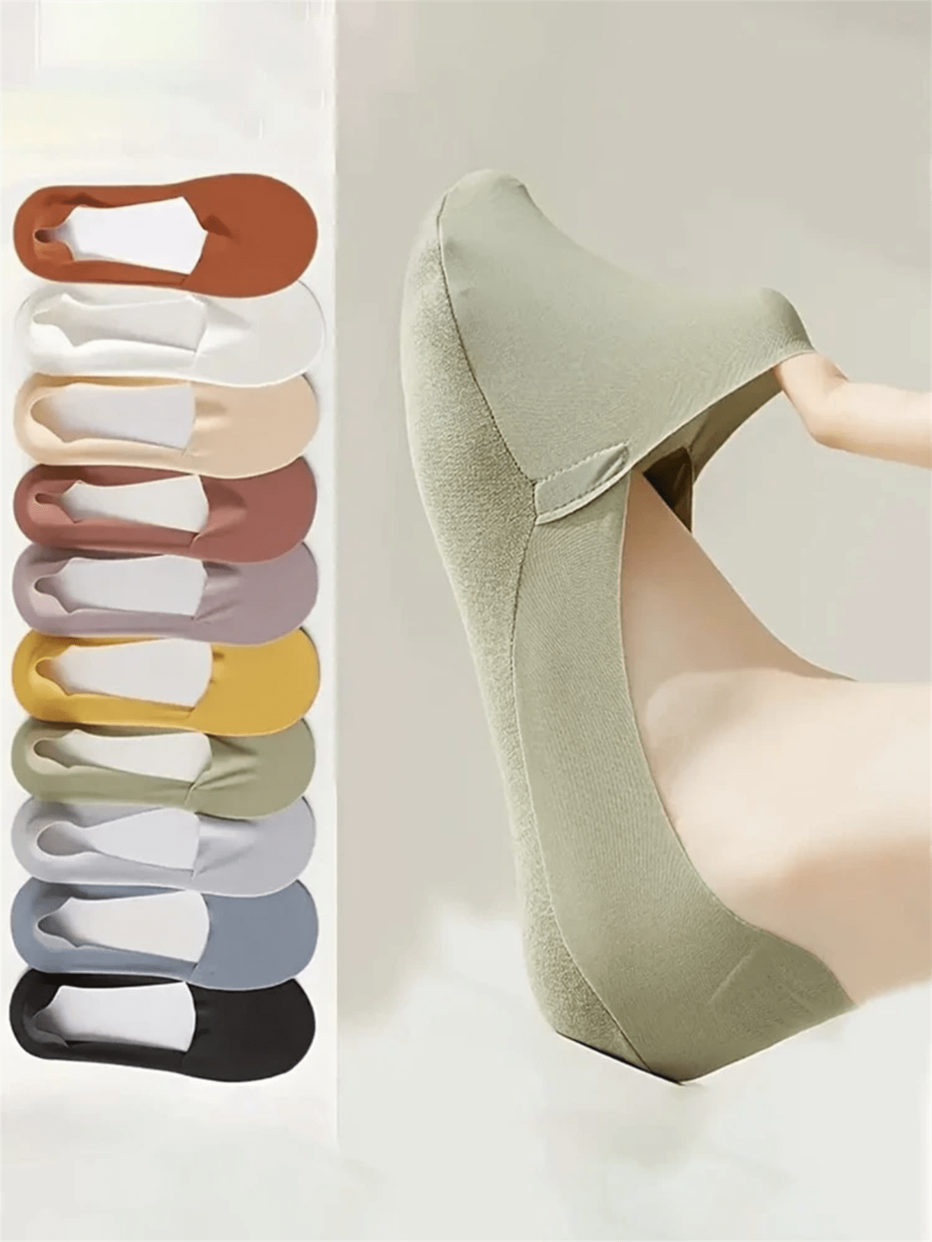 5 Pairs Women Thin Silky Invis – обзор и цена No Show Sock Women