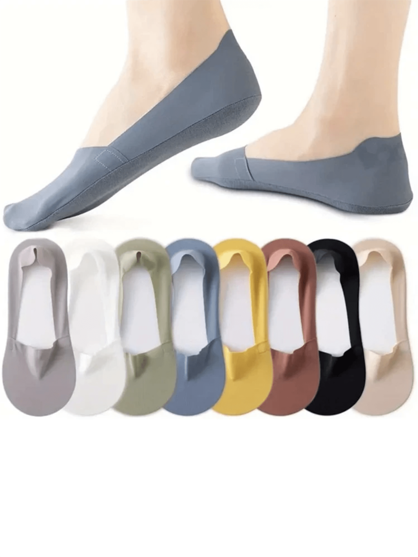 5 Pairs Women Thin Silky Invis – обзор и цена No Show Sock Women
