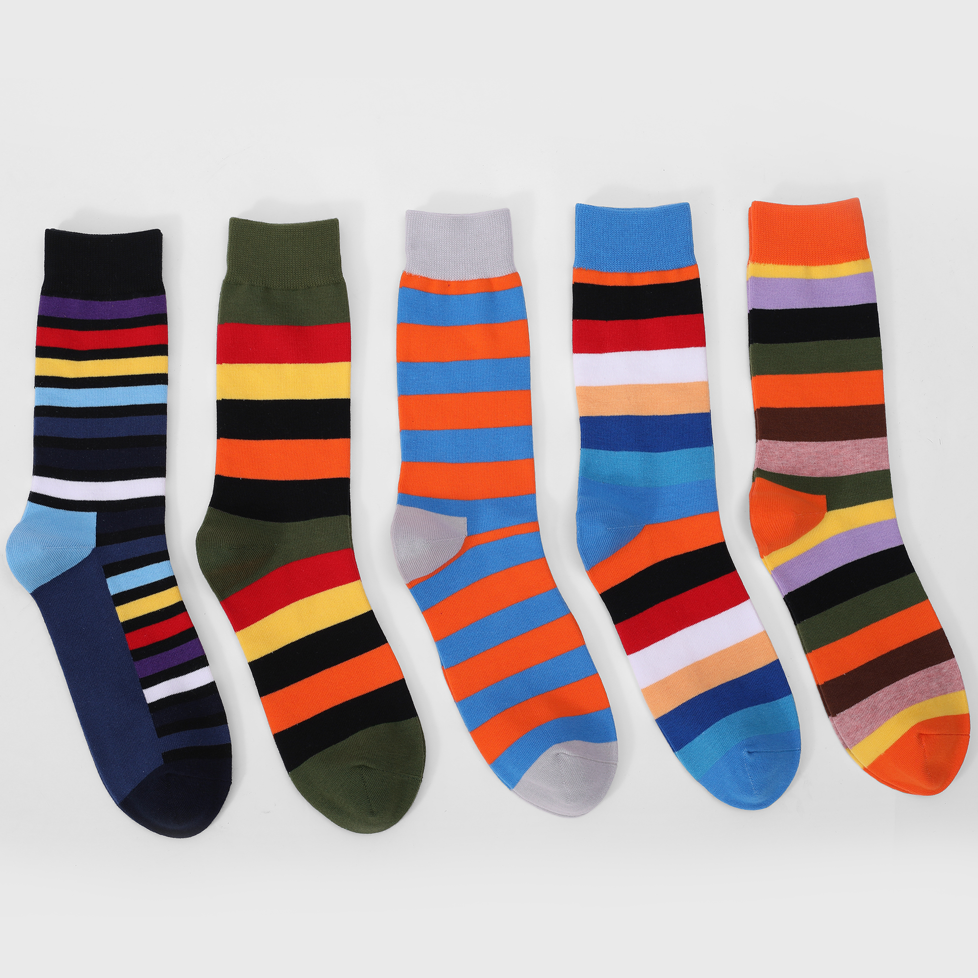 5Pairs Mens Fun Dress Socks, P – обзор и цена Cotton Crew Sock Pack