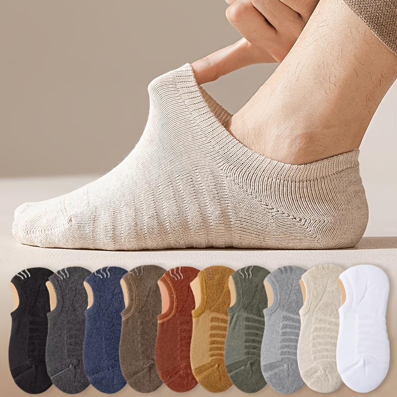 10 Pairs Summer Men's Casual N – обзор и цена Invisibility Sock Loafer