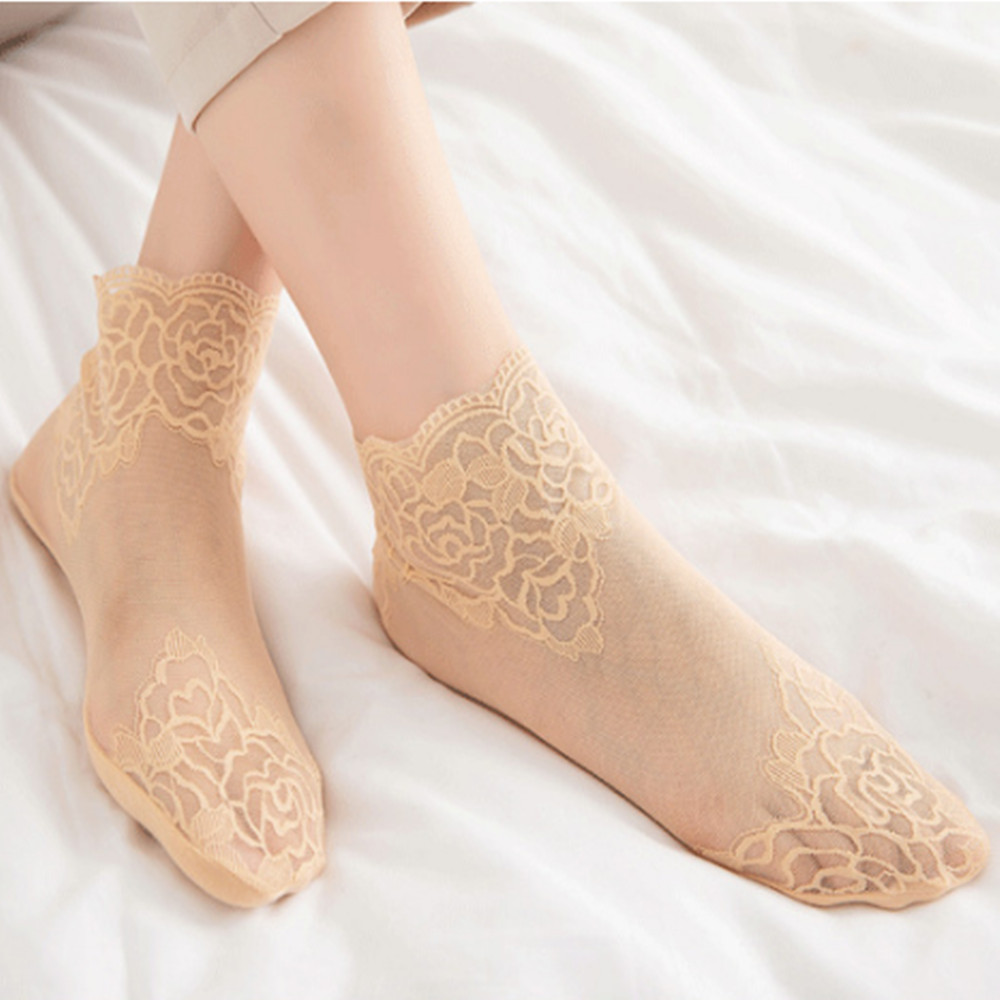 woman Lace rose thin socks Loa – обзор и цена Invisibility Sock Loafer