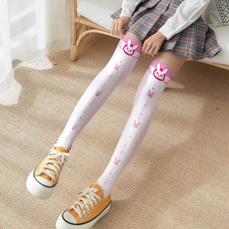 Game OW D.Va Cartoon Printed K – обзор и цена Silk Sock Bamboo