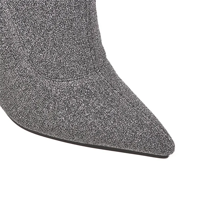Plus Size Stretch Leopard Over – обзор и цена Knee High Sock Women