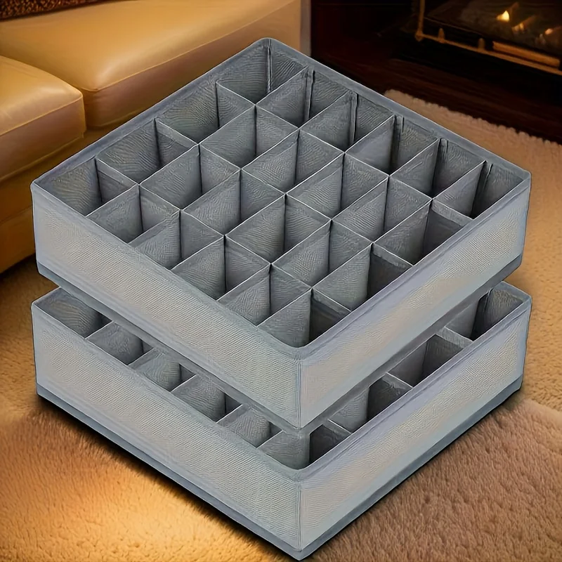 24-Compartment Fabric Drawer O – обзор и цена Sock Organizer Tray