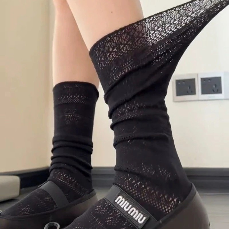 1/4 Pairs Women Lace Trimmed K – обзор и цена Knee High Sock Women