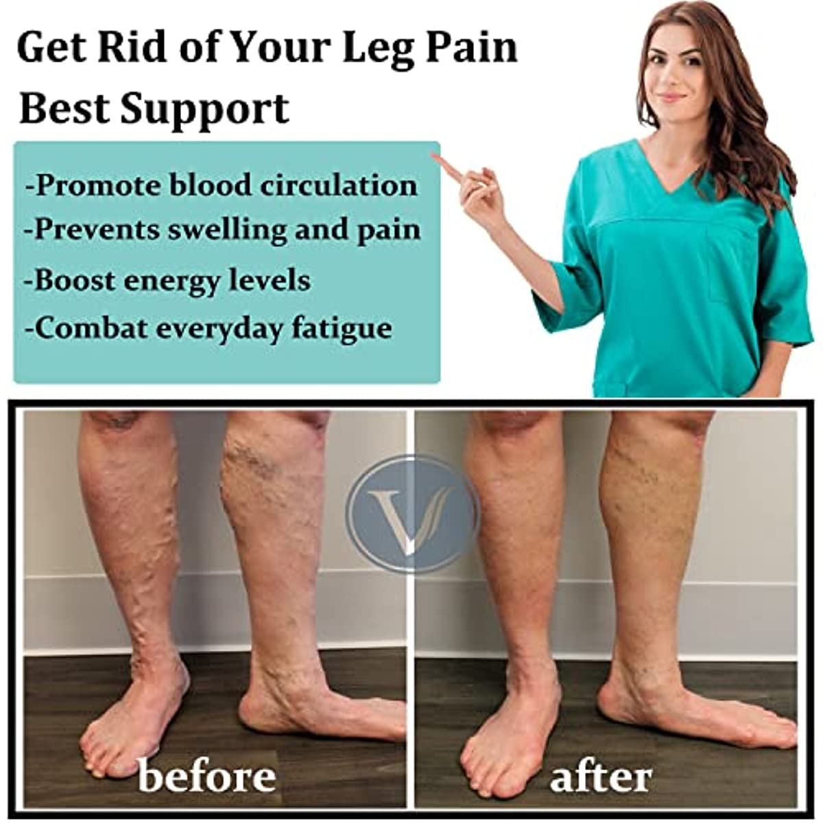7 Pair Compression Socks Women – обзор и цена Compression Sock Medical
