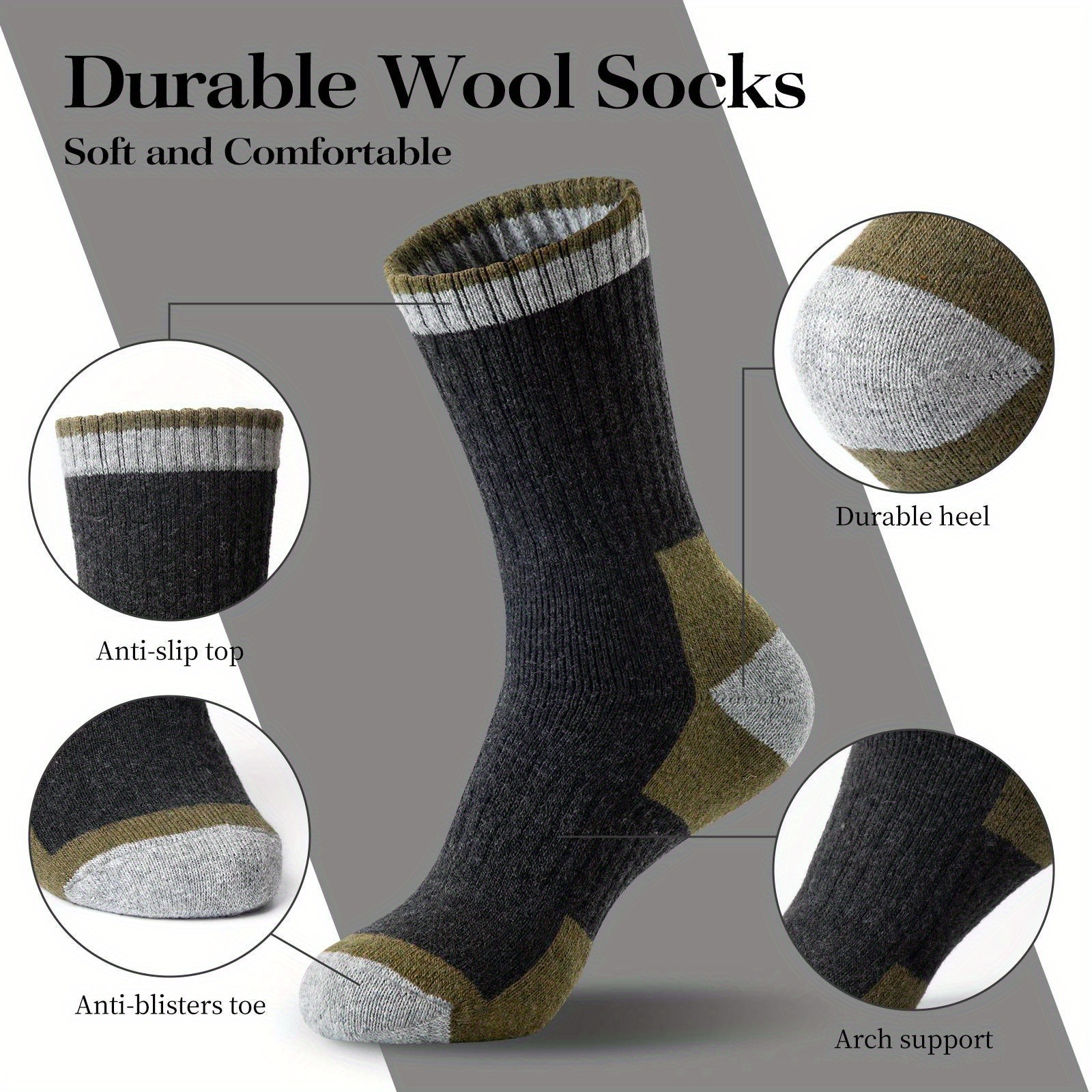 Winter Merino Wool Socks Thick – обзор и цена Wool Hiking Sock