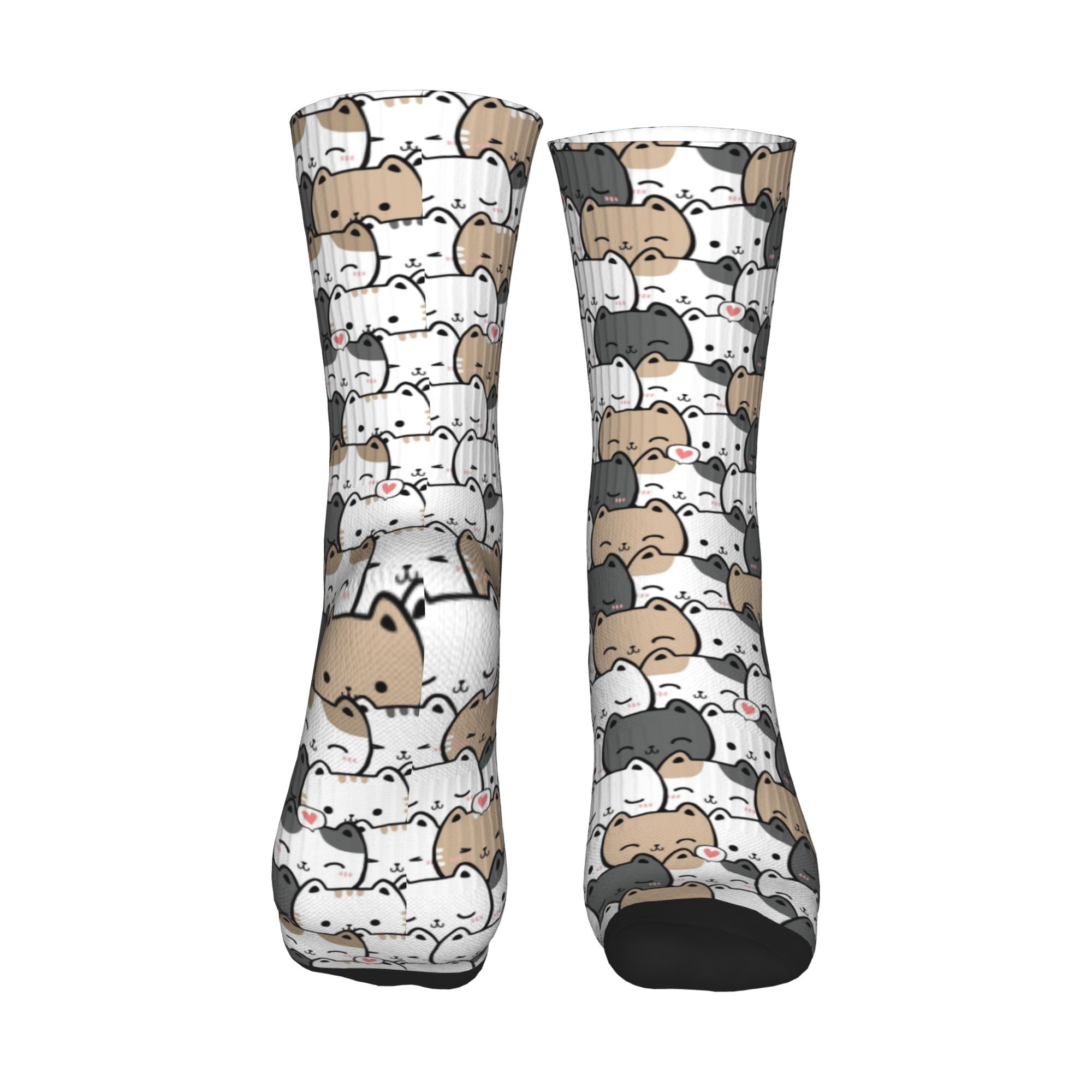 Funny Mens Cute Kitten Cat Doo – обзор и цена Dress Sock Men