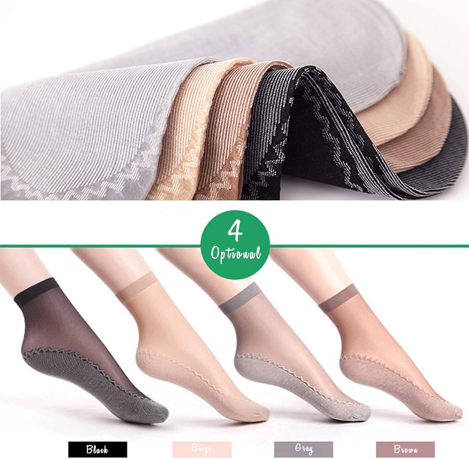 10/20 Pairs Silky Nylon soft & – обзор и цена Silk Sock Bamboo