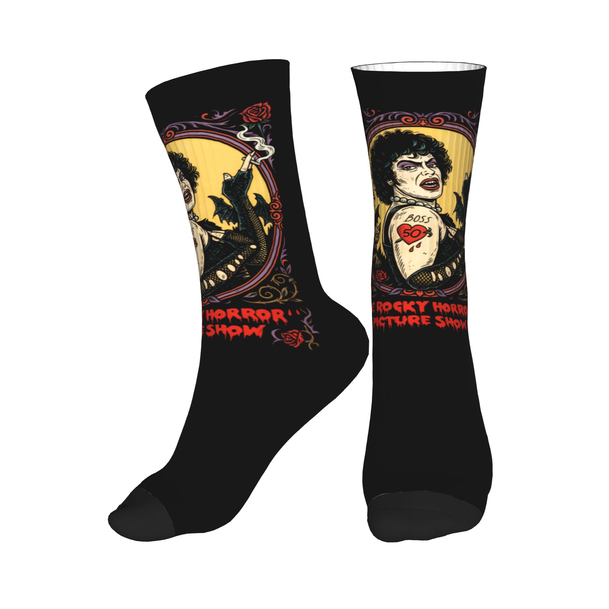 Fun Printed The Rockys Horror  – обзор и цена No Show Sock Women