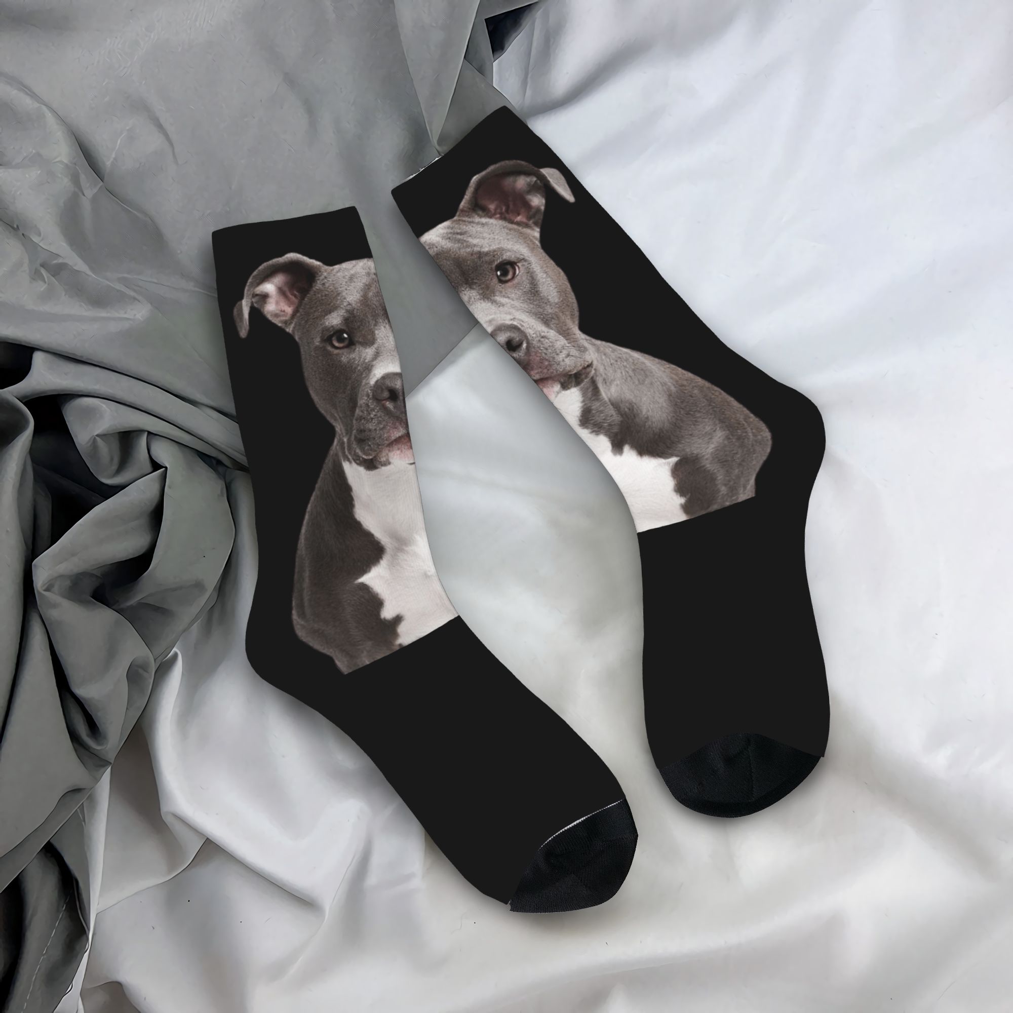 Custom Cool Mens American Pit  – обзор и цена Dress Sock Men